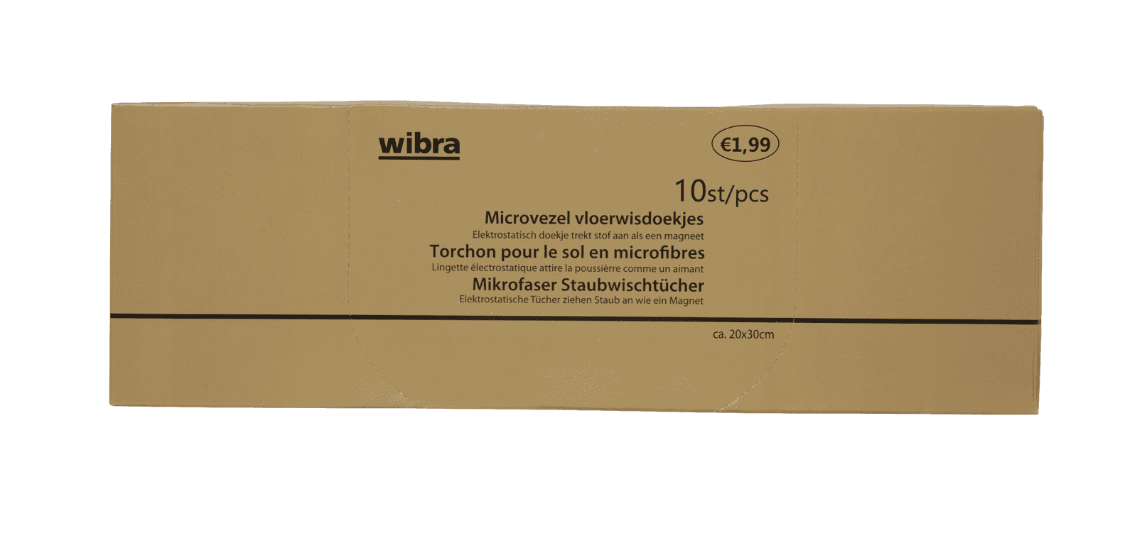 Serpillières en microfibre - 10 pièces - Wibra