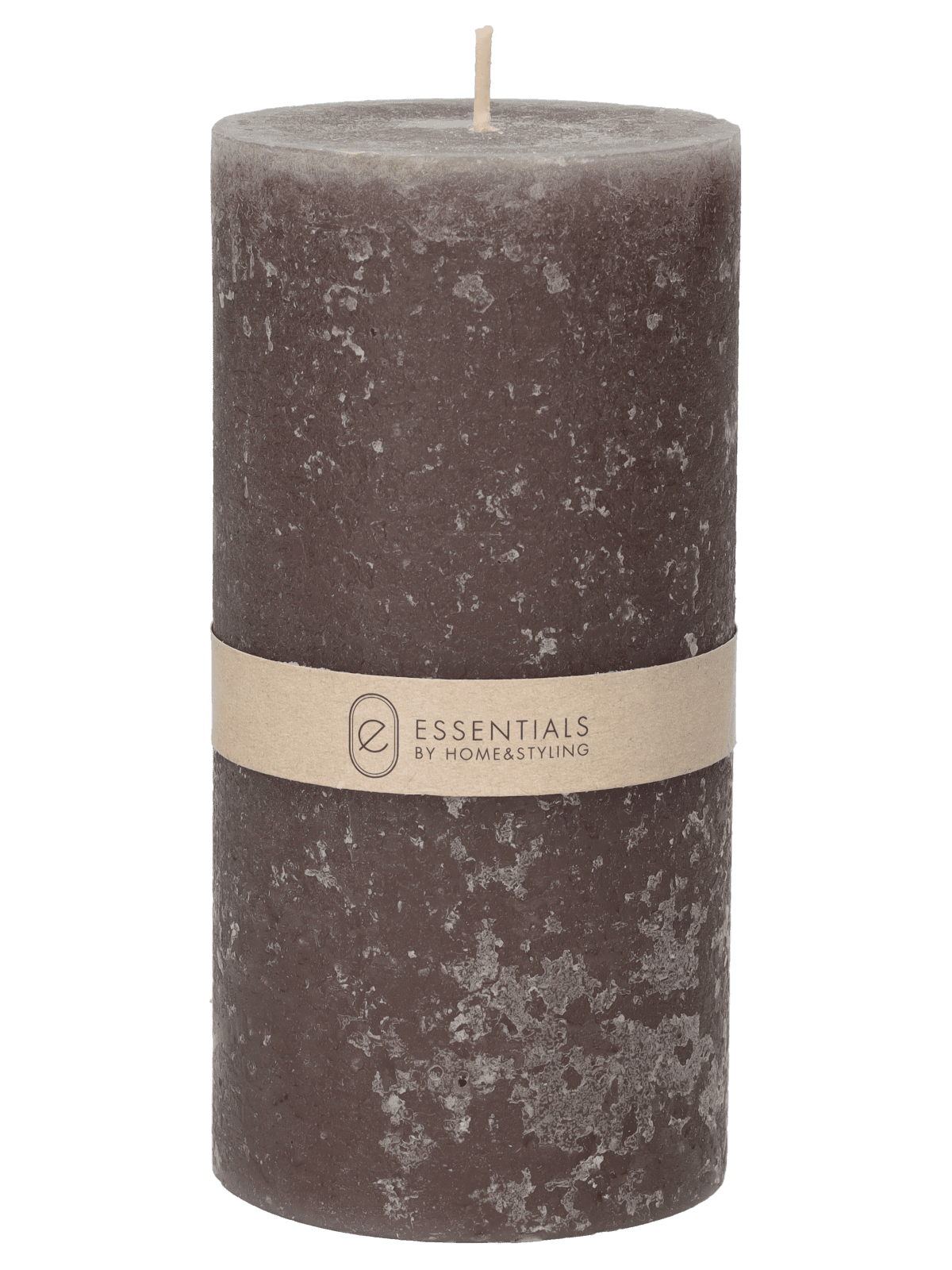 Bougie pilier grande – taupe - Wibra